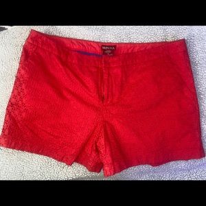 Merona lace shorts size 16